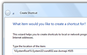 Create Shortcut