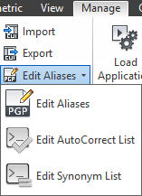 AutoCAD 2014 Editar AutoCorreção e lista de sinônimos