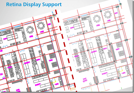 AutoCAD 2014 for Mac Retina display support AutoCAD 2014 for Mac Retina display support