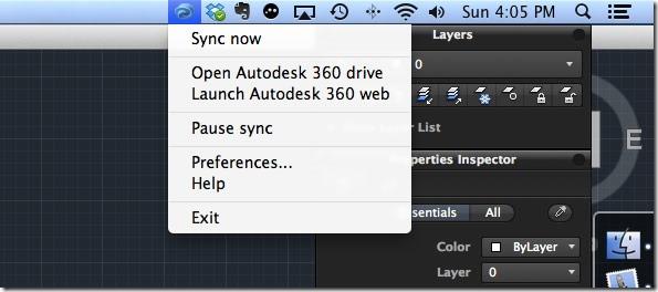 AutoCAD 2014 for Mac drawing sync AutoCAD 2014 for Mac drawing sync