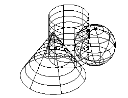 3D Wireframe DISPSILH=1