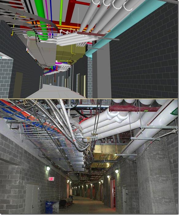 Corridor within the stadium