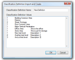 Classification Definition Tools